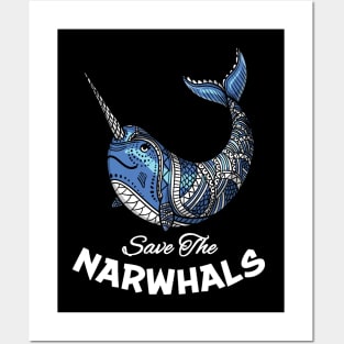 Save The Narwhals Posters and Art